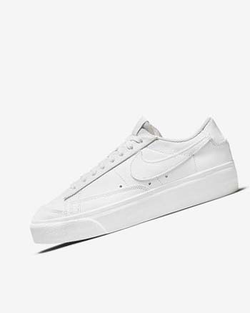 Nike Blazer Low Plataforma Blancos | MX 1115
